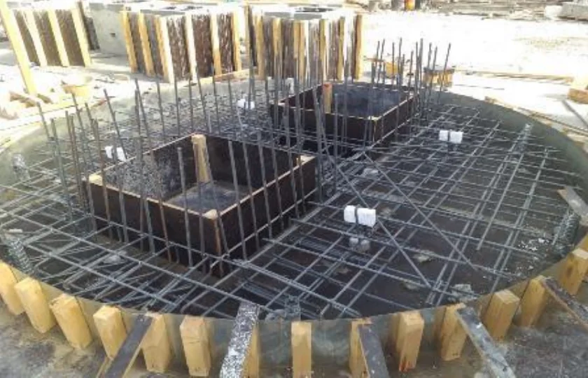 Circular Foundation Reinforcement